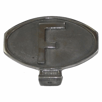 ROBRI F PLAAT OP BUMPER VLAK