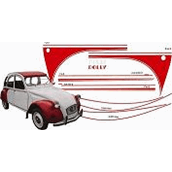 STICKERSET DOLLY ROUGE VALL. STICKERSET DOLLY ROUGE VALL.