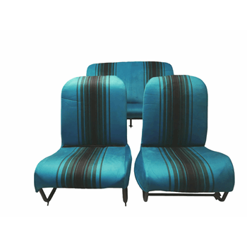 BEKLEDINGSET BLAUW RAYE ASYMMETRISCH BEKLEDINGSET BLAUW RAYE ASYMMETRISCH