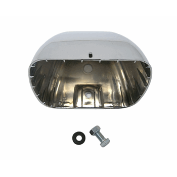 KOPLAMPHUIS VIERKANT CHROOM KOPLAMPHUIS VIERKANT CHROOM