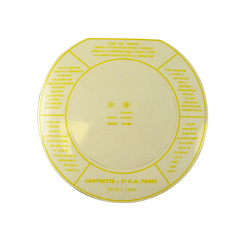 STICKER VOOR ZWART LUCHTFILTER